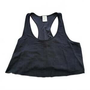 Offline by Aerie Black Racerback Crop Tank Top XL